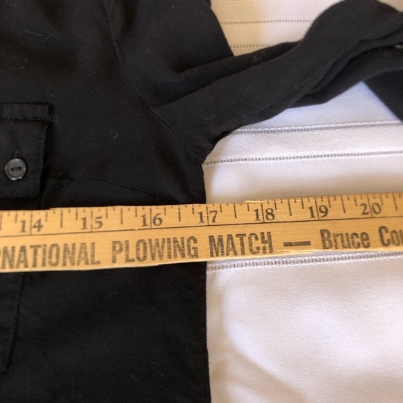 Smart Set Black Button-Up Blouse - Picture 9 of 13